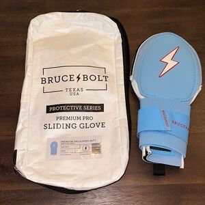 Bruce Bolt Premium Pro Sliding Glove - Light Blue